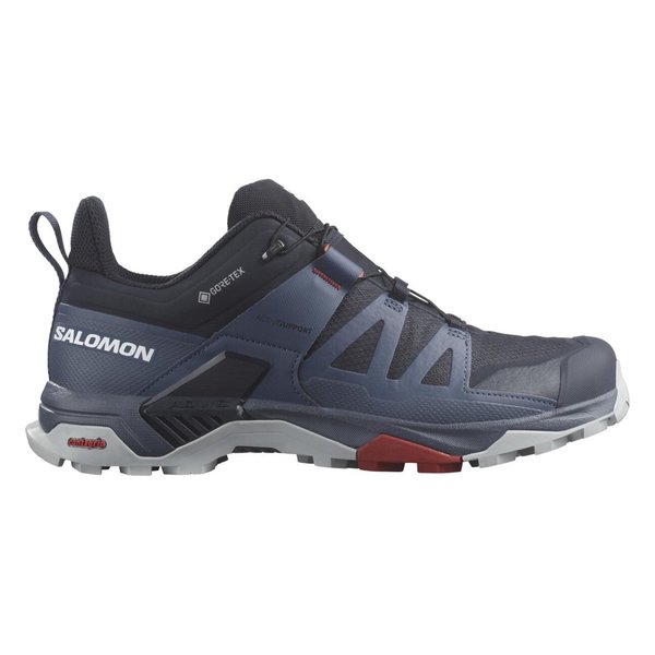 Trekové boty Salomon X ULTRA 4 GTX Gore-Tex Carbon/Bering Sea Pearl/Blue L47376500 24/25