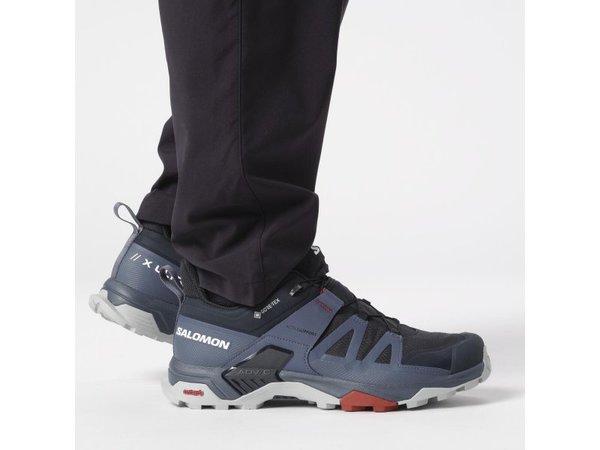 Trekové boty Salomon X ULTRA 4 GTX Gore-Tex Carbon/Bering Sea Pearl/Blue L47376500 24/25