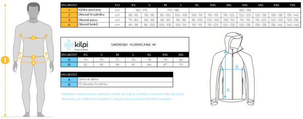 Pánská Outdoorová bunda Kilpi HURRICANE-M Tmavě zelená SM0103KIDGN 24/25