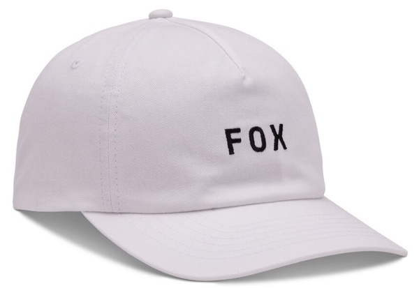 Dámská kšiltovka Fox W Wordmark Adjustable Hat White 31832-008 24/25