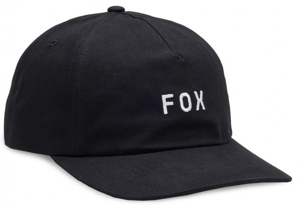 Kšiltovka Fox Wordmark Adjustable Hat Black 31637-001 24/25