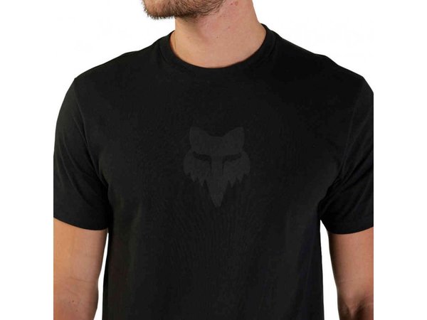 Triko Fox Head Ss Premium Tee Black/Black 31731-021 24/25