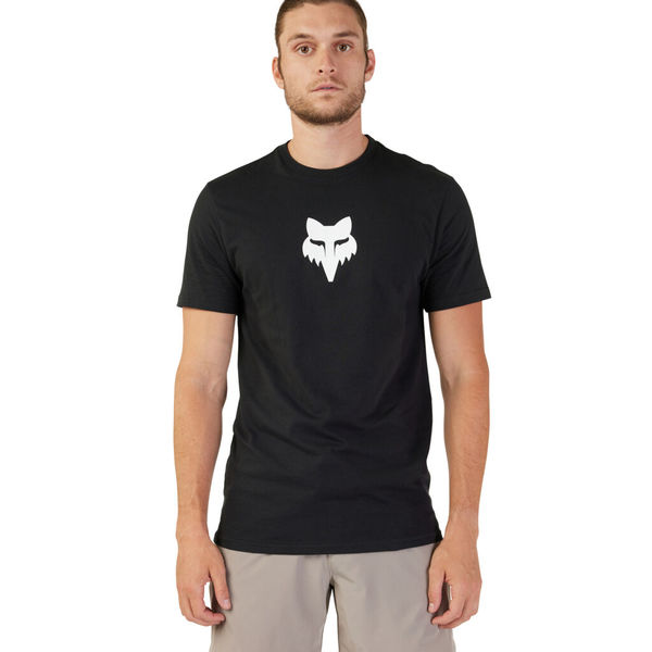 Triko Fox Head Ss Premium Tee Black 31731-001 24/25