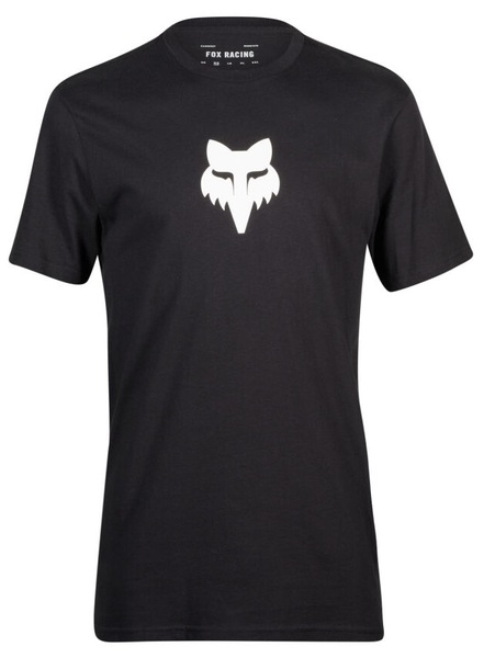 Triko Fox Head Ss Premium Tee Black 31731-001 24/25