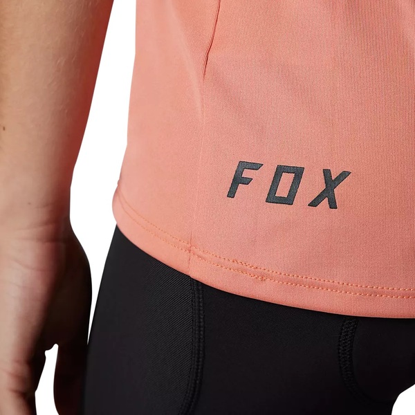 Dámský cyklo dres Fox W Ranger Tru Dri Ss Jersey Salmon 31115-232 24/25