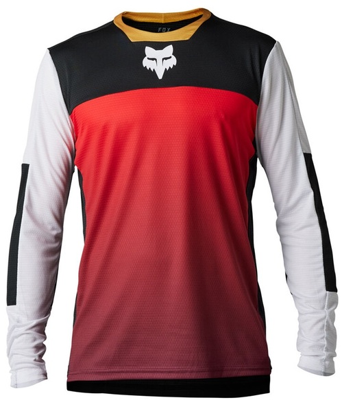 Cyklistický Dres Fox Defend Ls Jersey Aurora Black/White 31028-018 24/25