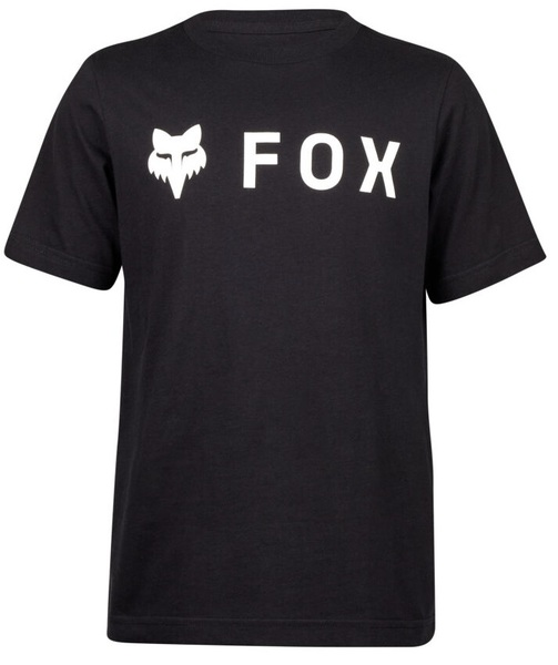 Dětské/Juniorské Triko Fox Youth Absolute Ss Tee Black 31818-001 24/25