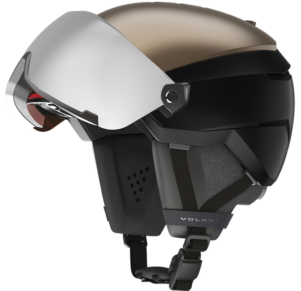 Helma Volant Amid Visor HD Plus Champagne Gold /Black Chrome AN5006010