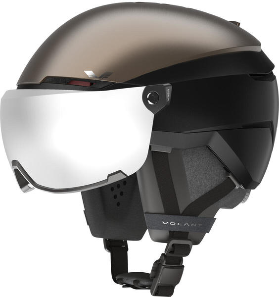 Helma Volant Amid Visor HD Plus Champagne Gold /Black Chrome AN5006010