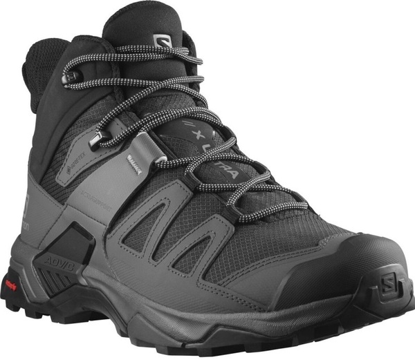 Trekové boty Salomon X ULTRA 4 MID WIDE GTX Gore-Tex Black/Magnet L41294600 24/25