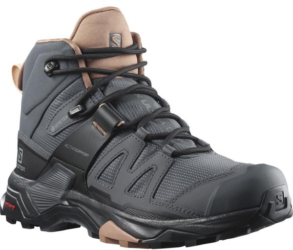 Dámské trekové boty Salomon X ULTRA 4 MID GTX W Gore-Tex Ebony/Mocha Mouse L41295600 24/25