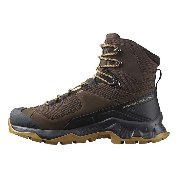 Pánské trekové boty Salomon Quest Element GTX Gore-tex Delicio Black/Dull Gold L47216100 24/25