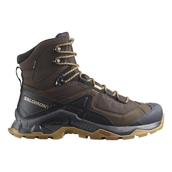 Pánské trekové boty Salomon Quest Element GTX Gore-tex Delicio Black/Dull Gold L47216100 24/25