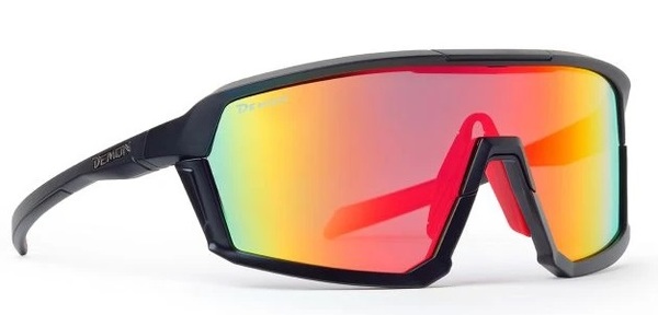 Sluneční brýle Demon Gravel Matt Black/Red Polarized 24/25