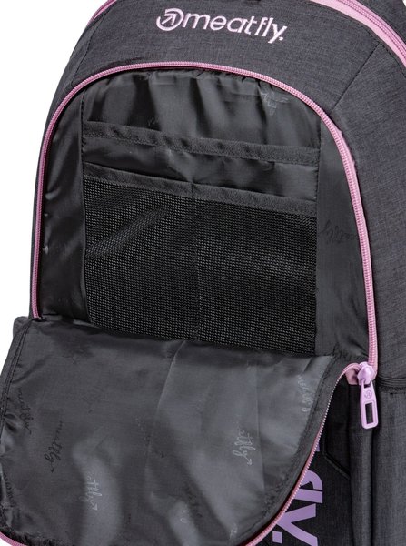 Batoh Meatfly Basejumper Pink/Charcoal Heather 22 L + PENÁL ZDARMA 24/25