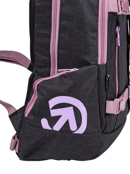 Batoh Meatfly Basejumper Pink/Charcoal Heather 22 L + PENÁL ZDARMA 24/25