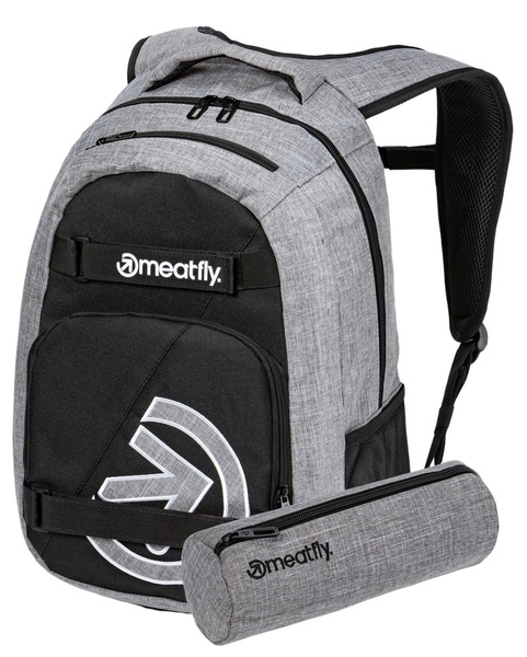 Batoh Meatfly Exile Black/Grey Heather 24 L 24/25