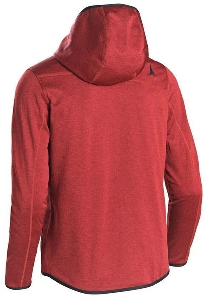 Pánská funkční mikina Atomic m Microfleece Hoodie Red Dahlia ap5040330