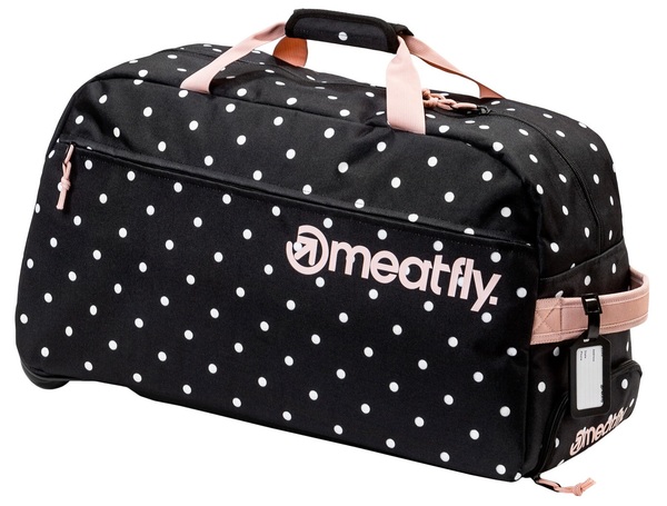 Cestovní taška Meatfly Gail White Dot/Powder Pink 42 L 24/25