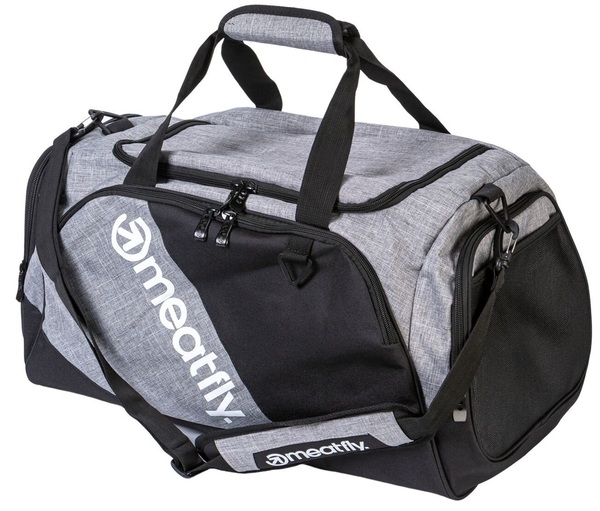 Cestovní taška Meatfly Rocky Black/Grey 30 L 24/25