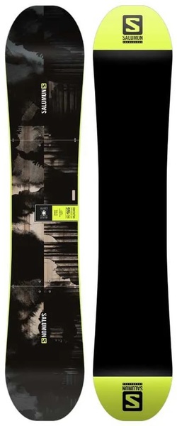 Snowboard Salomon Wild Card Wide 165 cm Black/Fluo Yellow L41220300 23/24