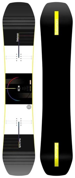 Snowboard Salomon Huck Knife RTL Wide 158 cm Black/Fluo Yellow L41220100 23/24