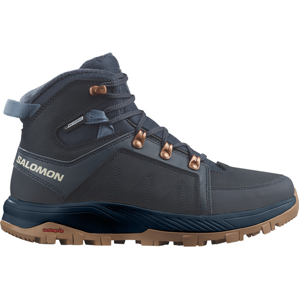 Dámské zimní boty Salomon Outchill TS CSWP W carbon/carbon/bering sea L47377300 24/25