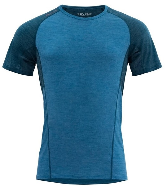 Pánské Merino triko Devold Running Merino 130 T-shirt Man  Blue GO-293-210-B-258A 24/25