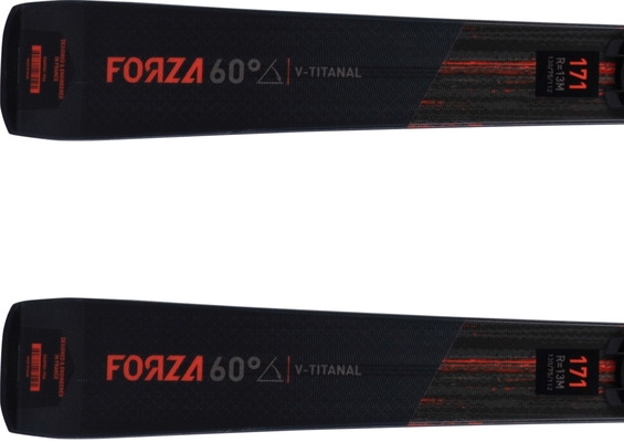 Sjezdové lyže Rossignol Forza 60° V-TI Konect + SPX 12 Konect GW B80 Black Hot Red 24/25