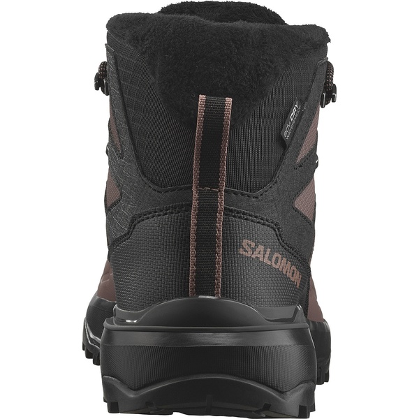 Dámské zimní boty Salomon Snowpilot WP W Black/Peppercorn/Cognac L47585800 24/25