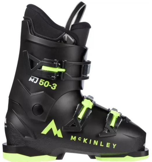 Dětské lyžařské boty McKinley MJ50-3 black/green (použité sjezdové boty) 