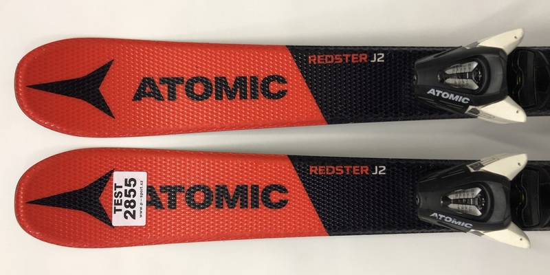 Dětské lyže Atomic Redster J2 + C5 SR 90 cm (Testovací lyže 2855)