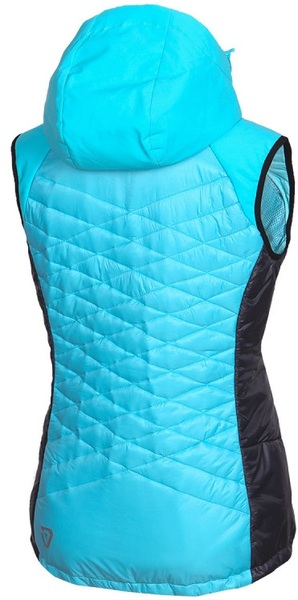 Dámská skialpová/outdoorová Vesta NORTHFINDER JAVOROVA Primaloft® Gold Blue Black VE-44451SKP-282 24/25