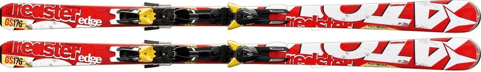 Lyže Atomic Redster Edge GS + XTO 12 Black/Yellow (Testovací lyže 2860)