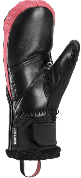 Dámské rukavice palčáky Leki Vallarta 3D Women Mitt (654805502) Black/Rose 24/25