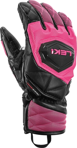 Dětské rukavice Leki WCR Venom 3D Junior (654801702) black/pink 24/25