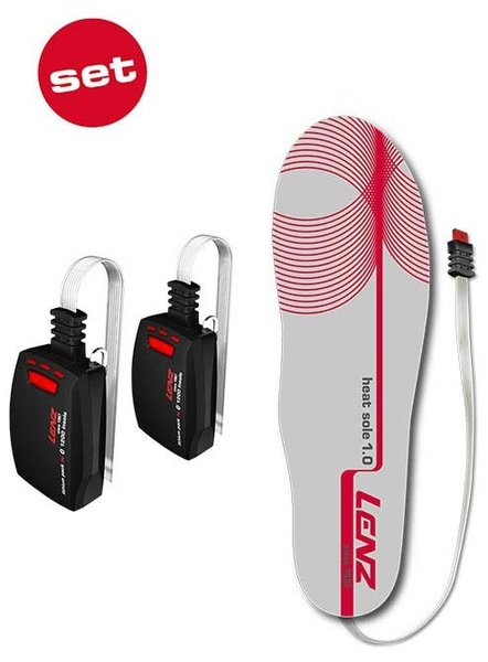 Vyhřívané vložky Lenz Set Heat Sole 1.0 Set + lithium pack insole rcB 1200 1560 24/25