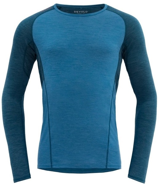 Pánské Merino triko Devold Running Merino 130 Shirt Man Modrá GO-293-220-B-258A 24/25