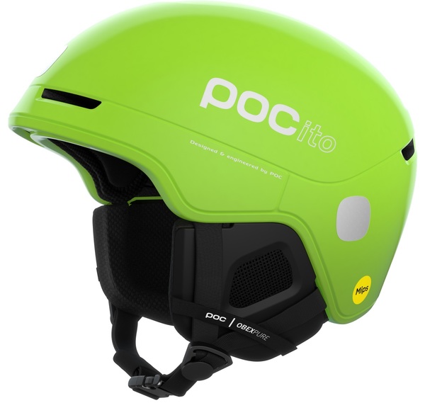 Dětská/juniorská helma POC POCito Obex Mips Fluorescent Yellow/Green PC104748234 24/25