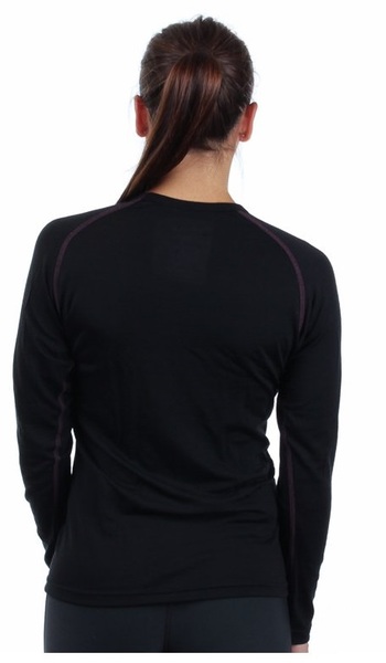 Dámské lehké vlněné triko Devold Breeze Merino 150 Shirt Woman GO 180 229 A 950A Black 24/25