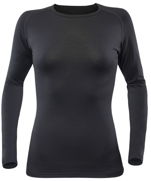 Dámské lehké vlněné triko Devold Breeze Merino 150 Shirt Woman GO 180 229 A 950A Black 24/25