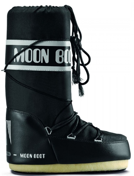 Dětské zimní boty Tecnica Moon Boot Icon Kids Nylon 001 Black 24/25