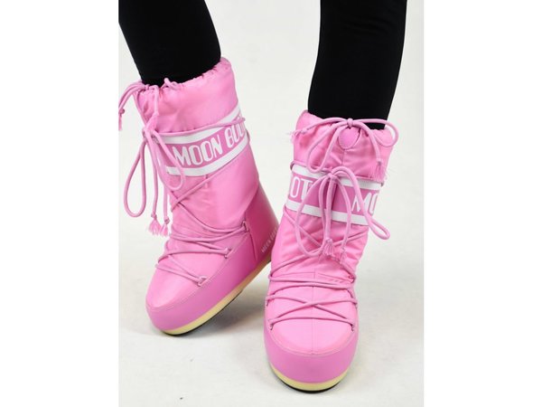 Dívčí zimní boty Tecnica Moon Boot Icon Nylon 063 Pink 24/25