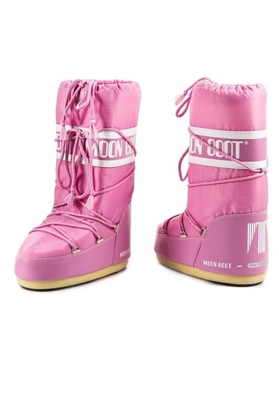 Dívčí zimní boty Tecnica Moon Boot Icon Nylon 063 Pink 24/25