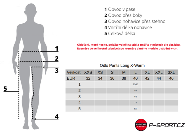 Odlo Pants Long X-Warm 155171-32213