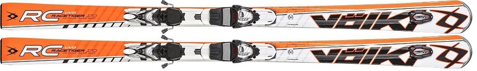 VOLKL RACETIGER RC UVO Orange + XMOTION 11.0 D WHITE/BLACK 