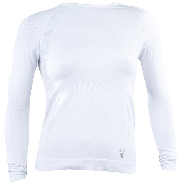 Spyder Women`s Silver X-Static® L/S 7730-100 wht/wht