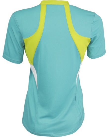 Scott W´s Sky Top Shirt s/sl turquoise blue/lime green 228159